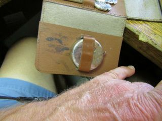 Hugo Berns POCKET KNIFE Antique Multi - Tool Set,  Leather Case,  Stag Grip Handles 5