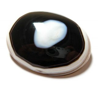 Large Loose Antique Victorian Banded Agate Stone For Re - Setting