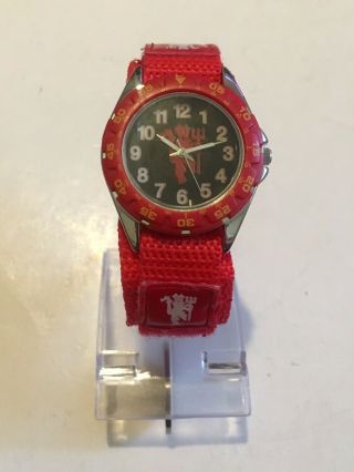 Manchester United Watch with Hologram Face Red Bezel Retro Vintage 1997 Release 2