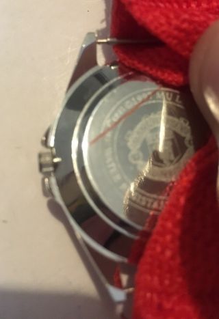 Manchester United Watch with Hologram Face Red Bezel Retro Vintage 1997 Release 5