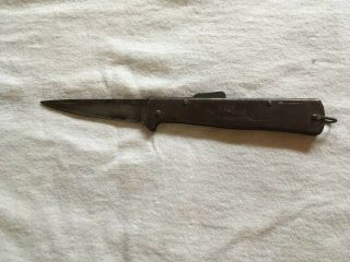 Vintage Antique German Mercator K55k Folding Knife Dagger Solingen Germany