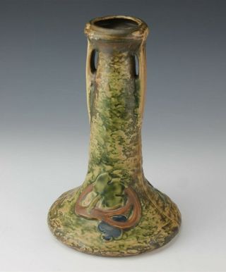 12 " Antique Mystery Maker Studio Handcrafted Art Pottery Mantle Display Vase Rrd