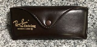 Vintage Ray - Ban For Driving By Bausch & Lomb Sunglasses Case Empty
