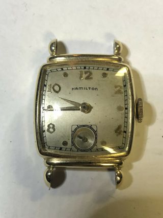 Vintage Hamilton Mens Watch 14k Gold Filled,  982 Movement
