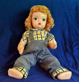Vintage 16 " Terri Lee Strawberry Blonde Doll 1950 