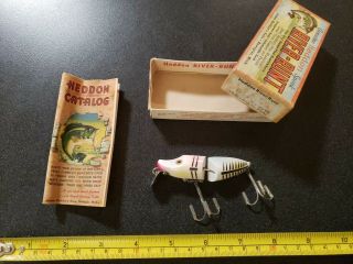 Heddon 9110 Xbp Jointed River Runt Spook Sinker Fishing Lure Gold Box Pearl