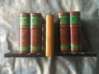 Vintage Book Bookends With Secret Compartments