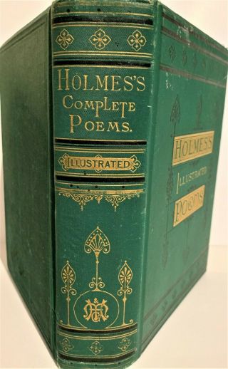Antique 1882 Victorian Binding Illustrated Edition Of Holmes 