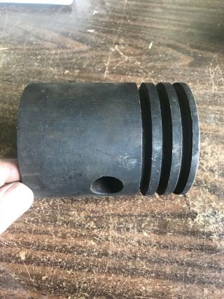 Antique Hit And Miss Gas Engine Cast Iron 31/2 Inch Piston