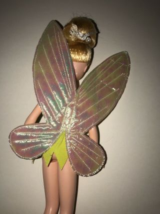 Disney Mattel Vintage 1987 TINKERBELL Tink Barbie Size DOLL Fairy 10 