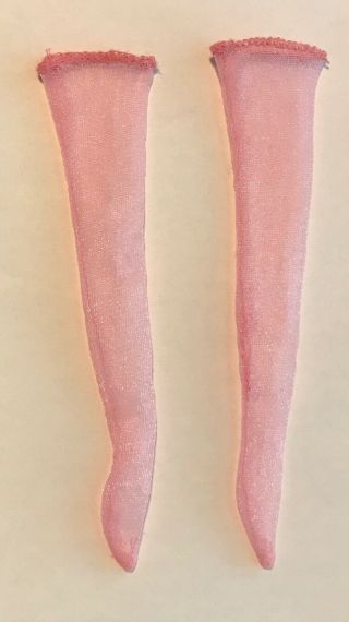 Vintage Mod Barbie Vhtf Pink Hose For Silver 