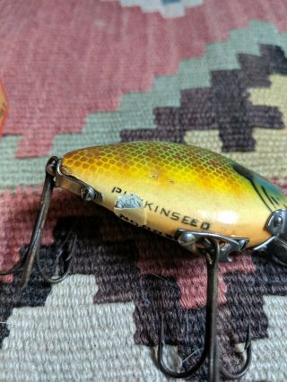 Heddon 740 Sunfish Punkinseed Fishing Lure Tackle w/ Box Insert Vintage Antique 4