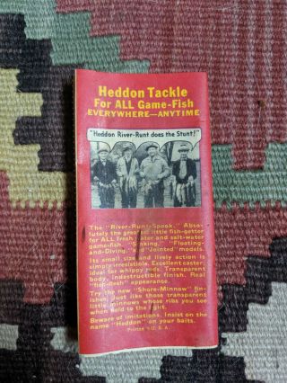 Heddon 740 Sunfish Punkinseed Fishing Lure Tackle w/ Box Insert Vintage Antique 8