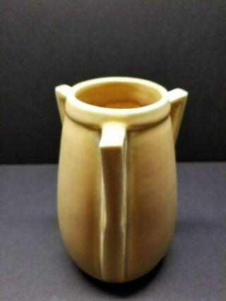 Antique Rookwood 1930 2330 Light Yellow 3 Handle Arts & Crafts Vase