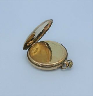 Antique Elgin National Pocket Watch co.  17 jewels open Face Gold pat 1907 AF N/R 3