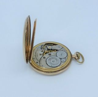 Antique Elgin National Pocket Watch co.  17 jewels open Face Gold pat 1907 AF N/R 5