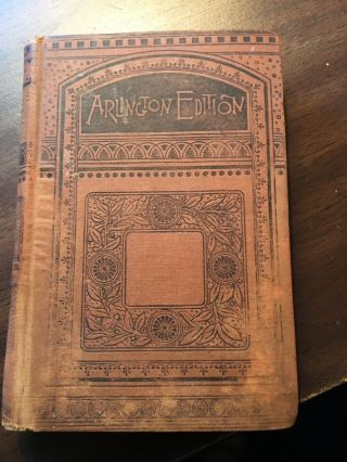 Antique Hardcover Book - Oliver Twist By Charles Dickens - Poor