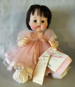 Vintage Madame Alexander “sweet Baby” Doll With Orig.  Tags & Clothes 1965