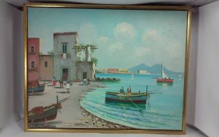 Outstanding Vintage Framed Oil Painting,  Mystery Artist