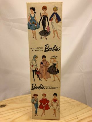 Vintage Barbie Box Only For Platinum Bubblecut Stock No 850 Japan Blonde Doll