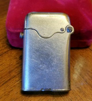 Antique Rare 1920’s Thorens Single Claw Push Button Automatic Swiss Lighter