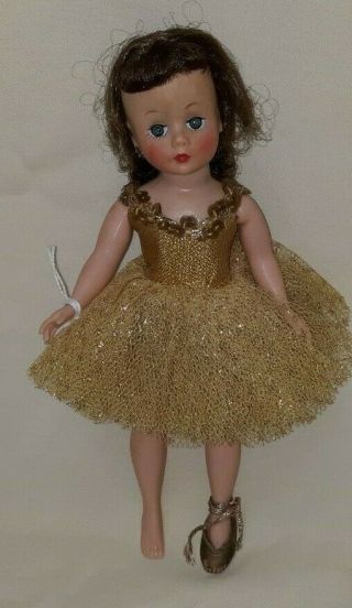 Vintage Madame Alexander Cissette Gold Ballerina Doll All Orig.  Tlc $52.  99