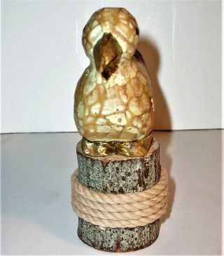 Old TERN SEA BIRD Hand Carved Wood Art Sculpture Statue Figurine Vintage Antique 3