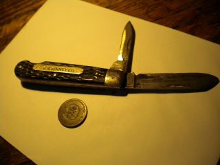 Antique - G.  R.  Kinney Co.  Shoes - Pocket Knife - Good -