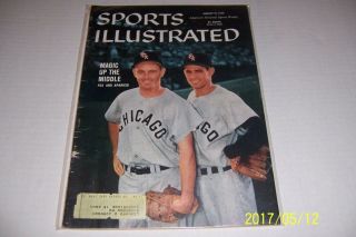 1959 Sports Illustrated Chicago White Sox Luis Aparicio Nellie Fox Magic Middle