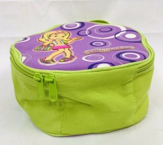 Vintage Polly Pocket carrying Bag Travel Case Take Along w/ Zipper Closure 2004 5