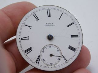 Antique Pocket Watch Movement / parts Waltham PS Bartlett Model 1877 18S 15J 3