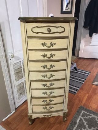 Rare Antique French Provincial Lingerie Chest Dresser Local Pick - Up