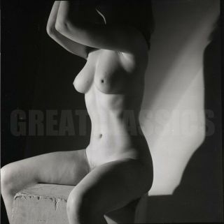 Barby Baker Nude Figure Model 1960 2 1/4 Camera Negative Peter Basch