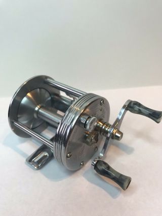 Vintage Sears “Belmont” Fishing/Casting Reel Heavily Engraved Almost W/Box 7