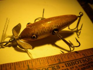 Antique - Wooden - C - 1920 - - South Bend - Midget Under Water Minnow Fishing Lure