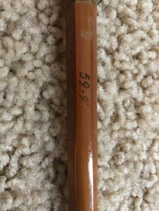 Vintage South Bend 9 ' Bamboo Fly Fishing Rod And Reel 2