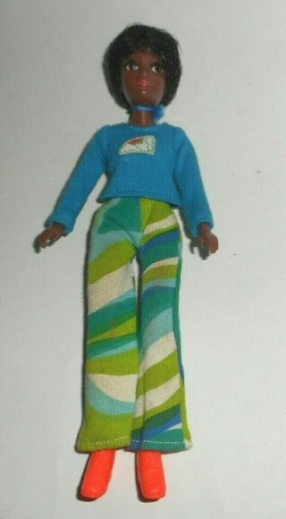 Vintage Hasbro The World Of Love Black Soul Doll W/ Clothes