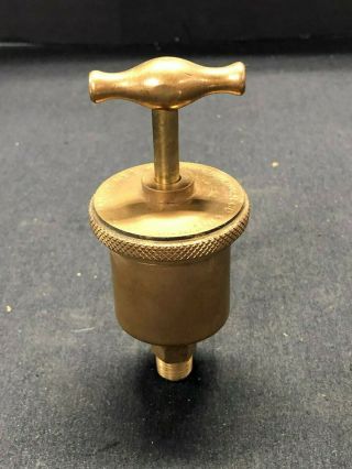 Antique Lunkenheimer No 1 Marine Brass Drip Oiler Hit Miss