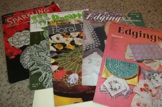Vintage Doilies,  Edgings,  Pineapple Fan - Fair Pattern Booklets.  Coats & Clark