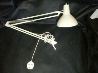 One Thousand And One Lamps.  Vintage Industrial Metal Cream Anglepoise Light.