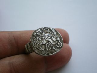 Very Rare Ancient Roman Legionary Silver Ring