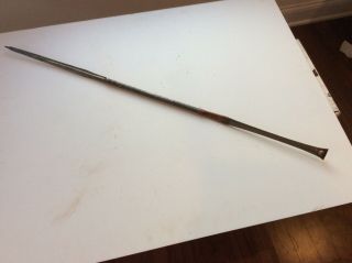 Interesting Old Antique African Tuareg Saharan All Metal Spear Sword Javelin
