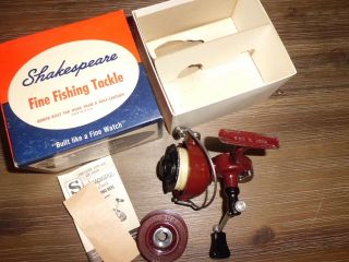 Vintage Shakespeare 2062 Nl Spinning Reel Made In Usa W/ Box