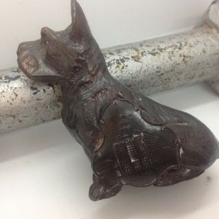 Vintage Antique Scottie Dog Figurine Rochester Minnesota Mayo The Clinic Metal
