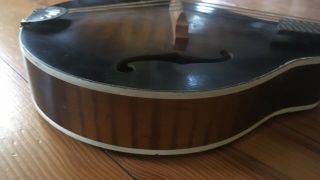 Vintage Antique KAY MANDOLIN L3424 Tiger Maple in Case Strings 4