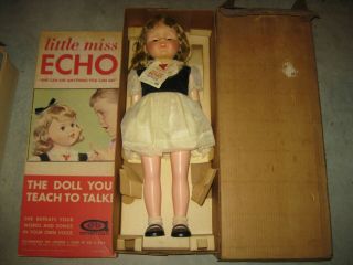 Vintage American Doll Little Miss Echo 30 " Doll With Box And Shipper