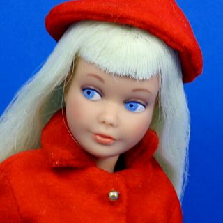 Vintage Skipper Red Velvet Dress Coat Complete 3