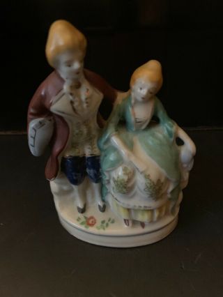 Vintage Antique Man & Woman Made In Occupied Japan Porcelain Figurine