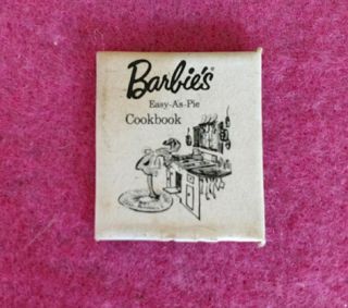 Vintage Barbie Hostess Set Cookbook Very Hard To Find