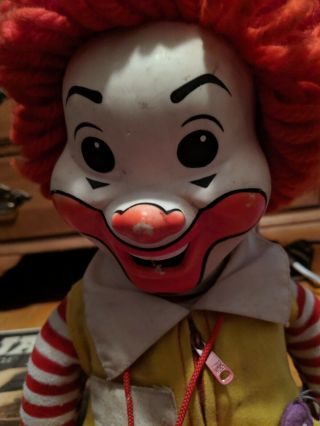 HAUNTED DOLL PARANORMAL ACTIVITY ANTIQUE Clown doll Ronald McDonald 4